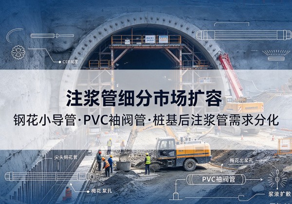河北区注浆管细分市场扩容，隧道钢花小导管、PVC 袖阀管、桩基后注浆管需求分化